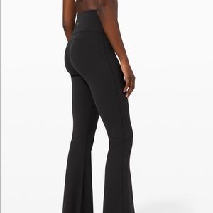 Lululemon groove pant flared yoga leggings black